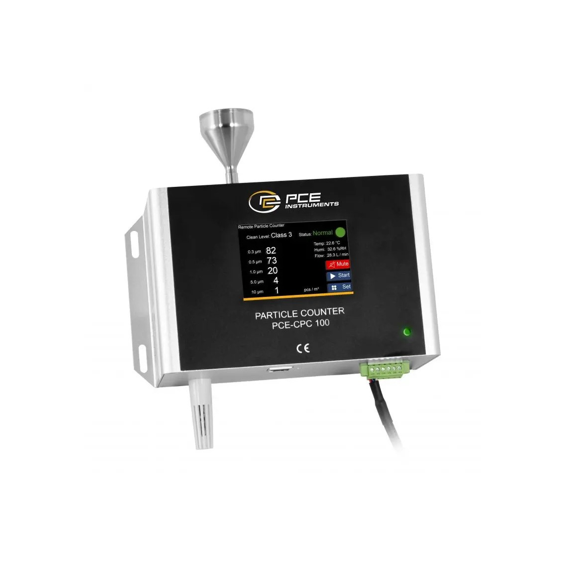 Đếm hạt chất lượng không khí PCE PCE-CPC 100