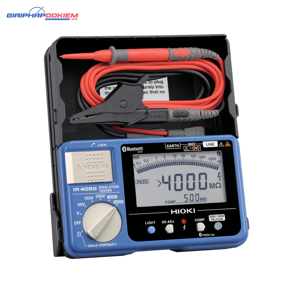 Thiết Bị Đo Điện Trở Cách Điện Hioki IR4058-20 2 Đầu Đo Hioki IM9100