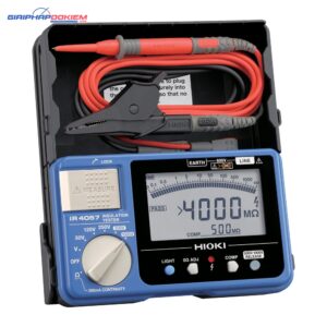 Cách sử dụng máy đo điện trở cách điện 12 Đầu Đo Hioki IM9100