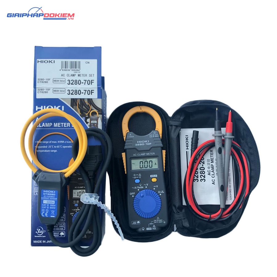Ampe Kìm Đo Dòng AC Hioki 3280-70F Combo 4 Ampe Kìm Đo Dòng AC Hioki 3280-70F