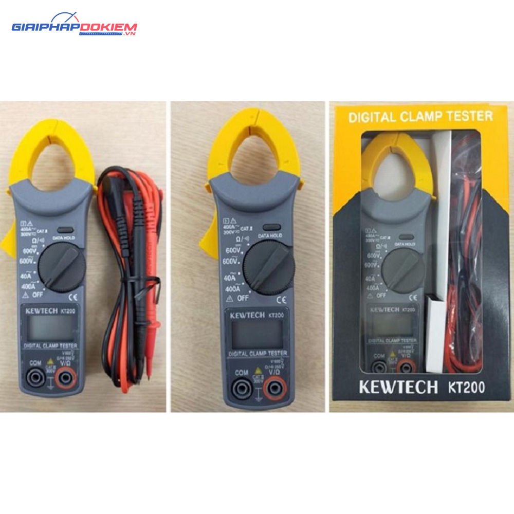 Ampe Kìm Kewtech KT200 4 Ampe Kìm Đo Dòng Rò Kyoritsu 2431