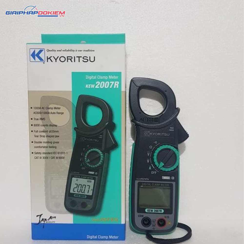 Ampe Kìm Đo Dòng AC Kyoritsu 2007R 4 Ampe Kìm Đo Dòng AC Kyoritsu 2007R