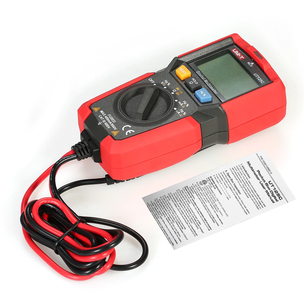 Đồng Hồ Đo Vạn Năng Kỹ Thuật Số Uni-T UT125C 4 Đồng Hồ Đo Đa Năng Bỏ Túi Uni-T UT120A