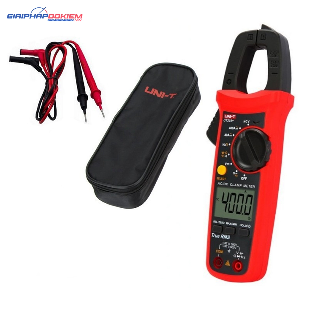 Ampe Kìm Đo Dòng AC/DC Uni-T UT203+ 4 Đồng Hồ Đo Đa Năng Bỏ Túi Uni-T UT120A