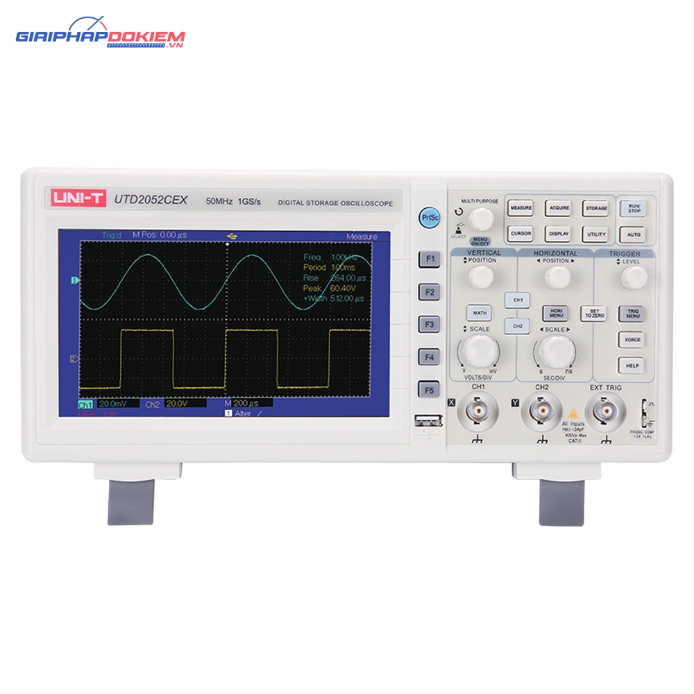 Máy Đo Hiện Sóng Uni-T UTD2052CEX 2 Máy Đo Hiện Sóng Uni-T UTD2052CEX