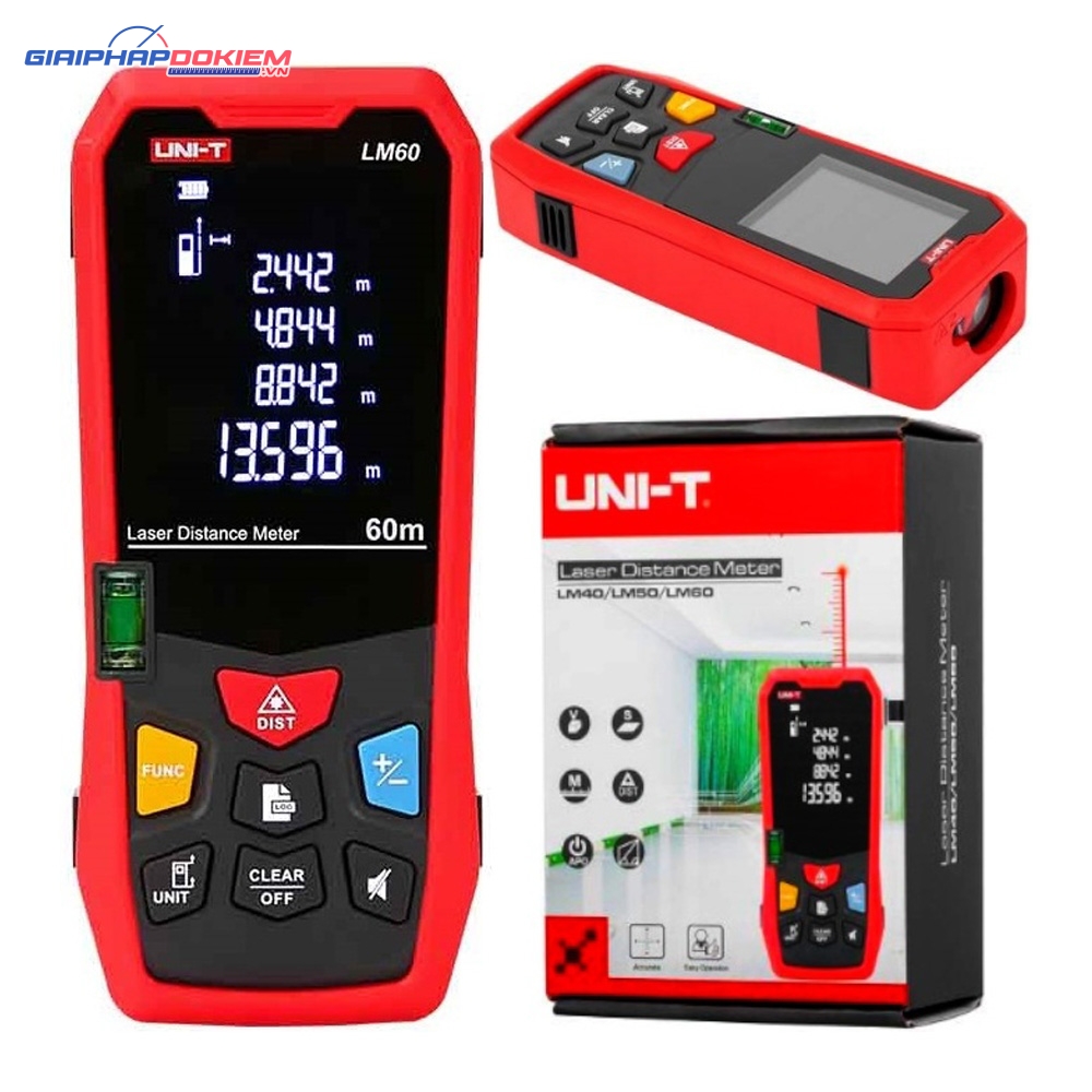 Máy Đo Khoảng Cách Laser Uni-T LM60 4 Máy Đo Khoảng Cách Laser Uni-T LM60