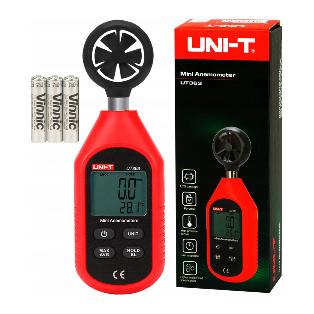 Máy Đo Tốc Độ Gió Uni-T UT363 3 Máy Đo Tốc Độ Gió Uni-T UT363