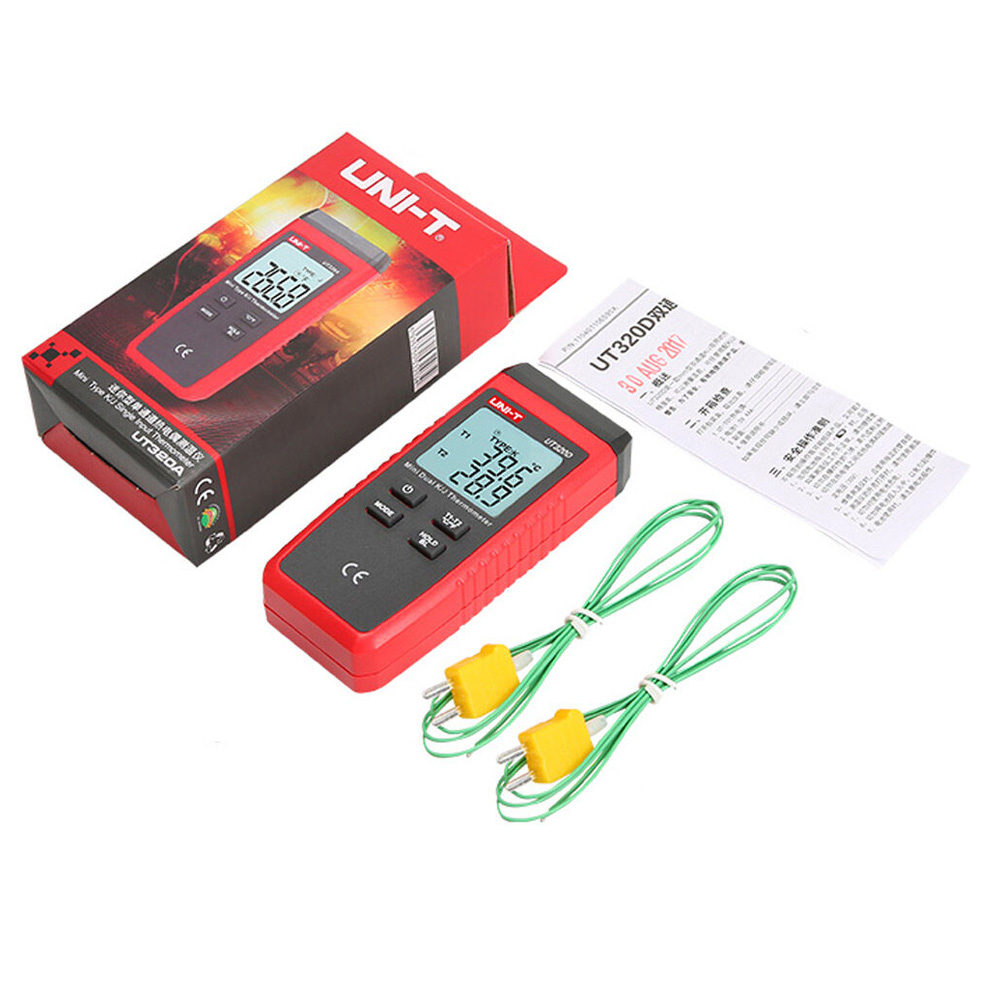 Nhiệt Kế Cặp Nhiệt Điện Mini Uni-T UT320D 3 Nhiệt Kế Cặp Nhiệt Điện Mini Uni-T UT320D