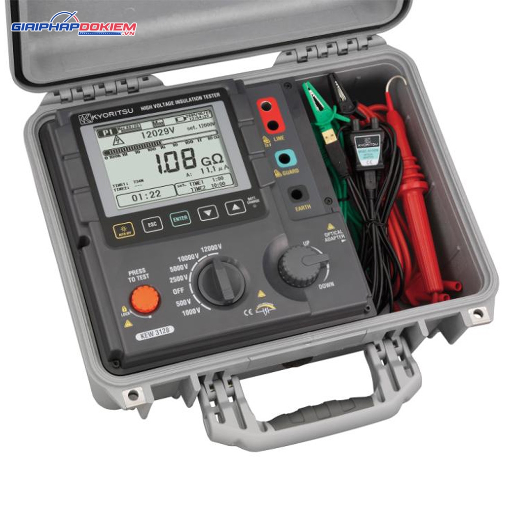 Thiết Bị Đo Cách Điện Kyoritsu 3128 2 Thiết Bị Đo Cách Điện Kyoritsu 3025A