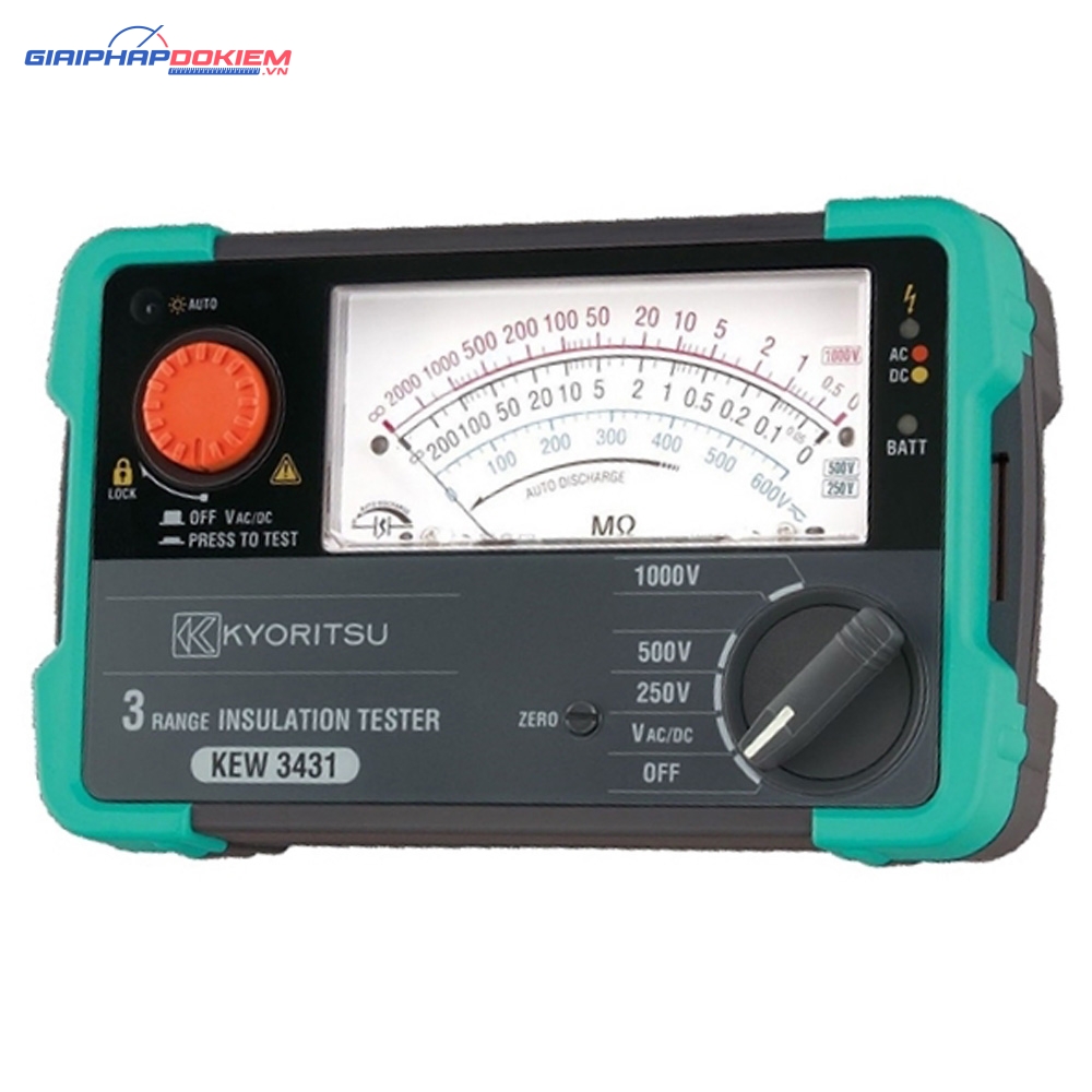 Thiết Bị Đo Cách Điện Kyoritsu 3431 2 Thiết Bị Đo Cách Điện Kyoritsu 3431