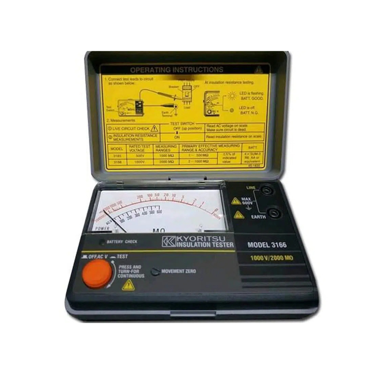 Thiết Bị Đo Cách Điện Kyoritsu 3166 3 Thiết Bị Đo Cách Điện Kyoritsu 3166