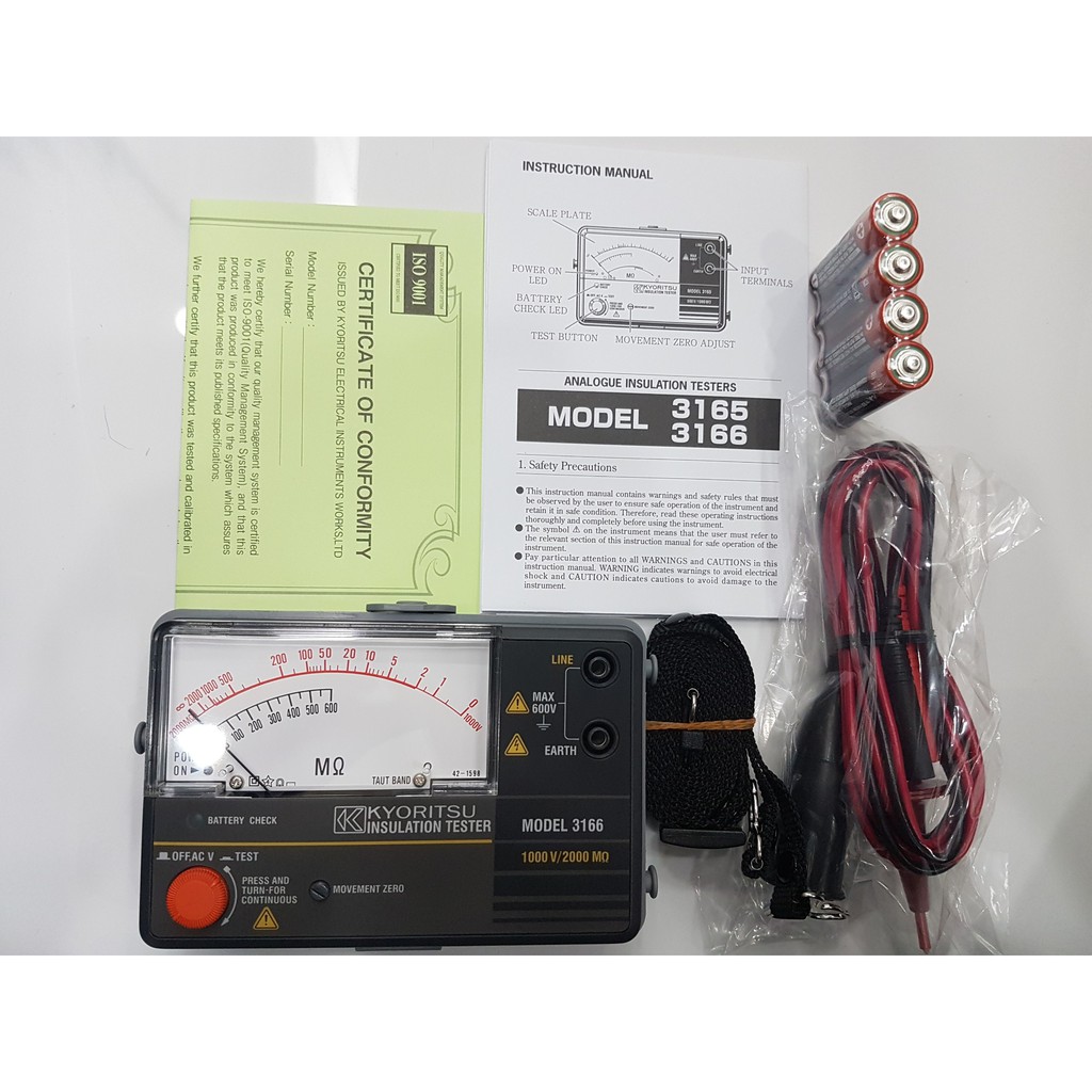 Thiết Bị Đo Cách Điện Kyoritsu 3166 11 Thiết Bị Đo Cách Điện Kyoritsu 3166