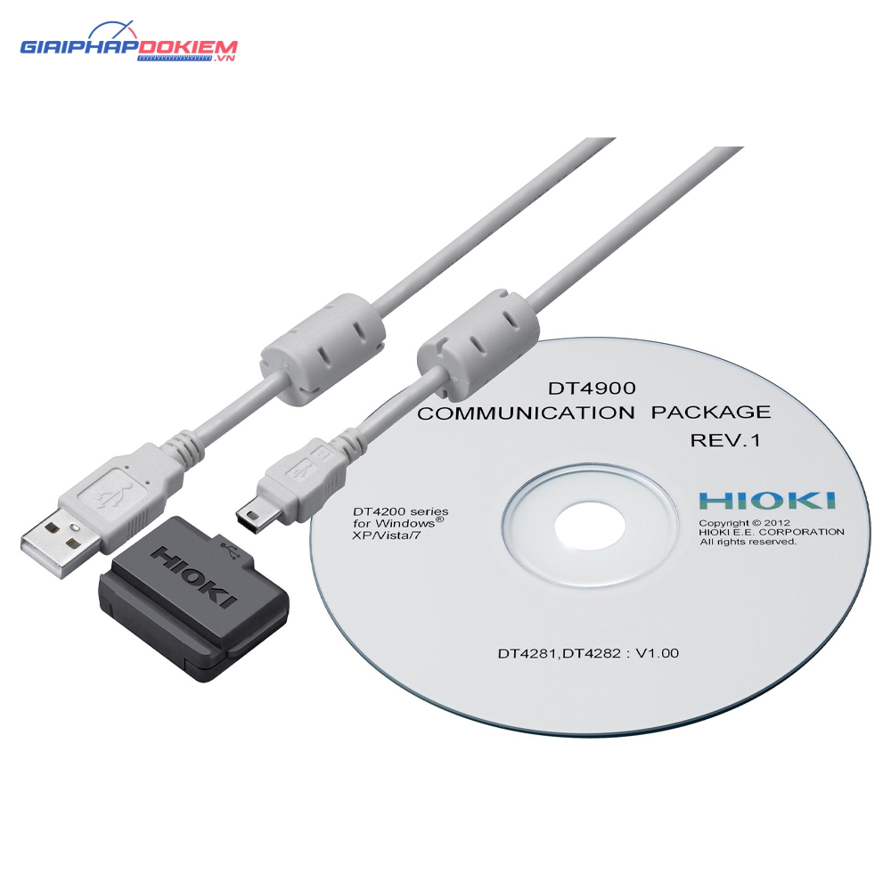 Cáp USB Kết Nối Hioki DT4900-01 2 Thiết Bị Đo Điện Đa Năng Hioki DT4281