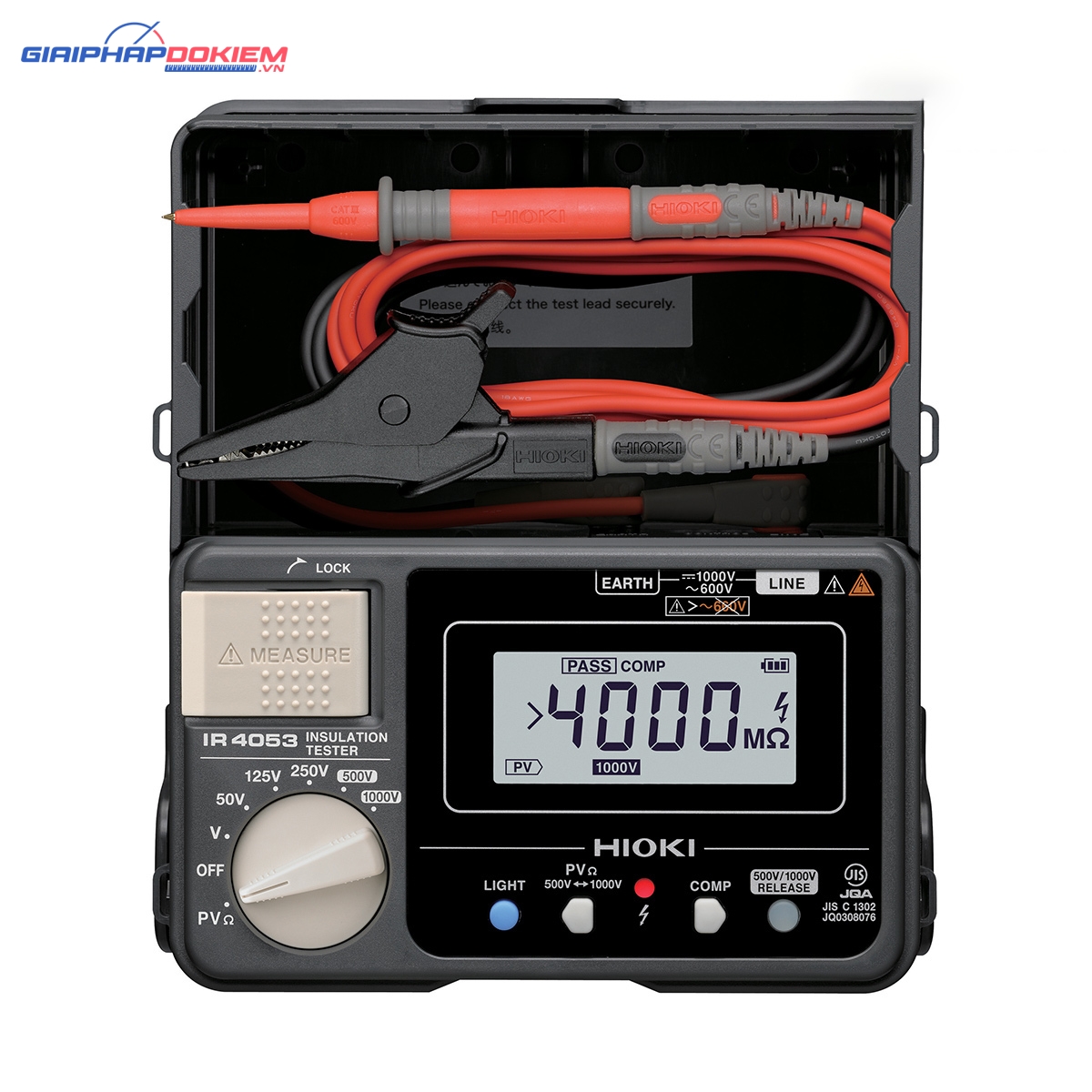 Thiết Bị Đo Điện Trở Cách Điện Hioki IR4053-10 6 Thiết Bị Đo Điện Trở Cách Điện Hioki IR4053-10