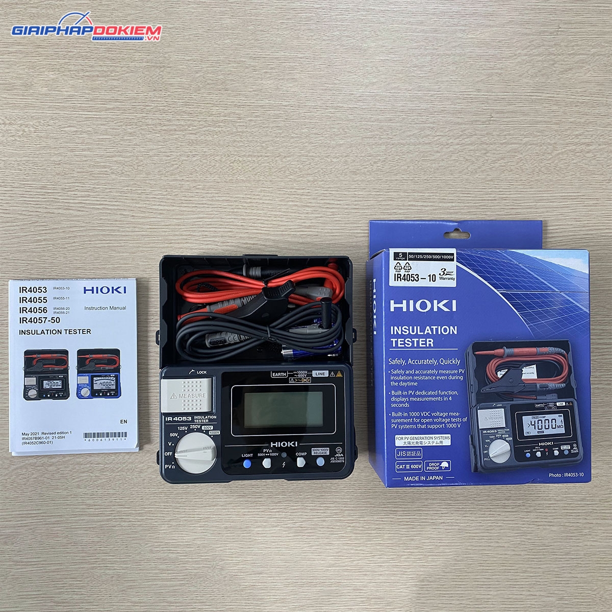 Thiết Bị Đo Điện Trở Cách Điện Hioki IR4053-10 10 Thiết Bị Đo Điện Trở Cách Điện Hioki IR4053-10