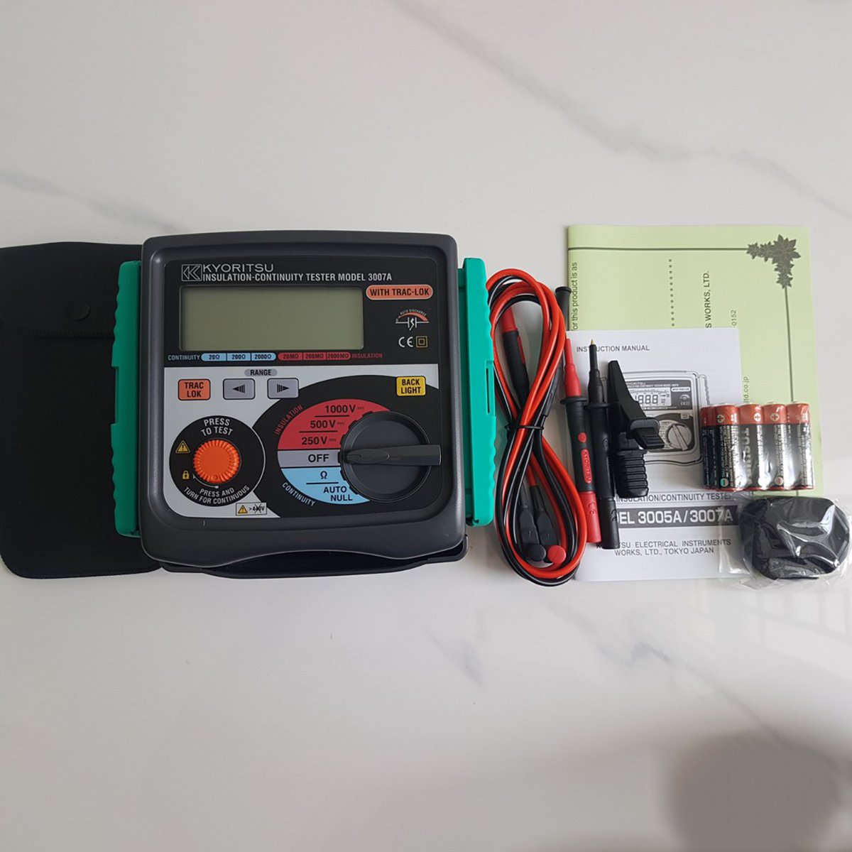 Thiết Bị Đo Điện Trở Cách Điện Kyoritsu 3007A 6 Thiết Bị Đo Điện Trở Cách Điện Kyoritsu 3007A