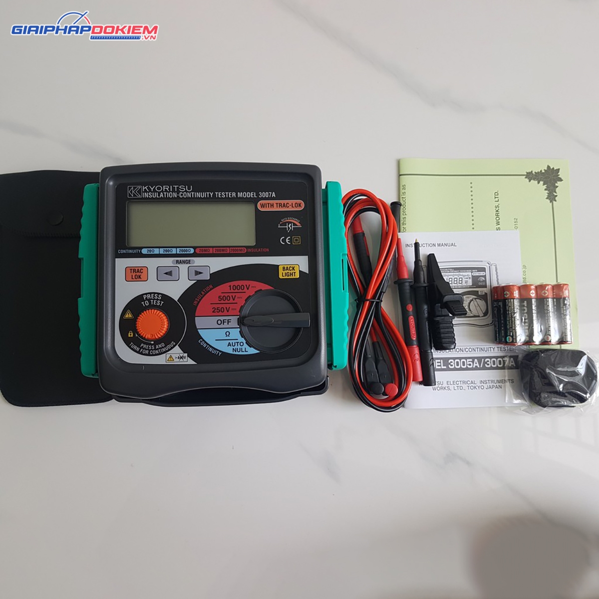 Thiết Bị Đo Điện Trở Cách Điện Kyoritsu 3007A 6 Thiết Bị Đo Điện Trở Cách Điện Kyoritsu 3007A