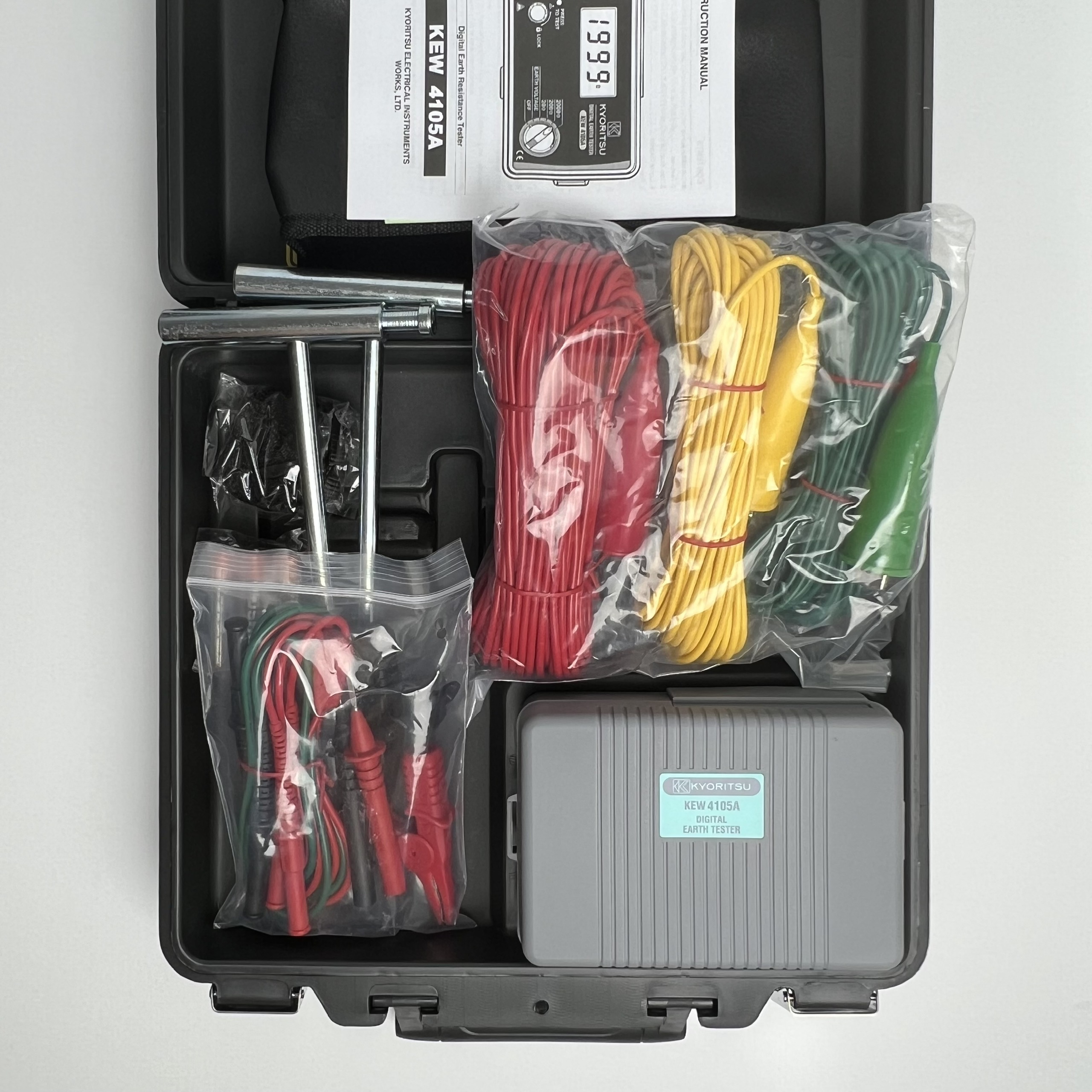 Thiết Bị Đo Điện Trở Đất Kyoritsu 4105AH 15 Full Bộ Kyoritsu 4105AH
