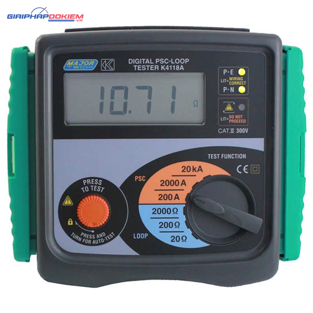 Thiết Bị Đo Trở Kháng Mạch Vòng Kyoritsu 4118A 3 Thiết Bị Đo Điện Trở Đất Kyoritsu 4106