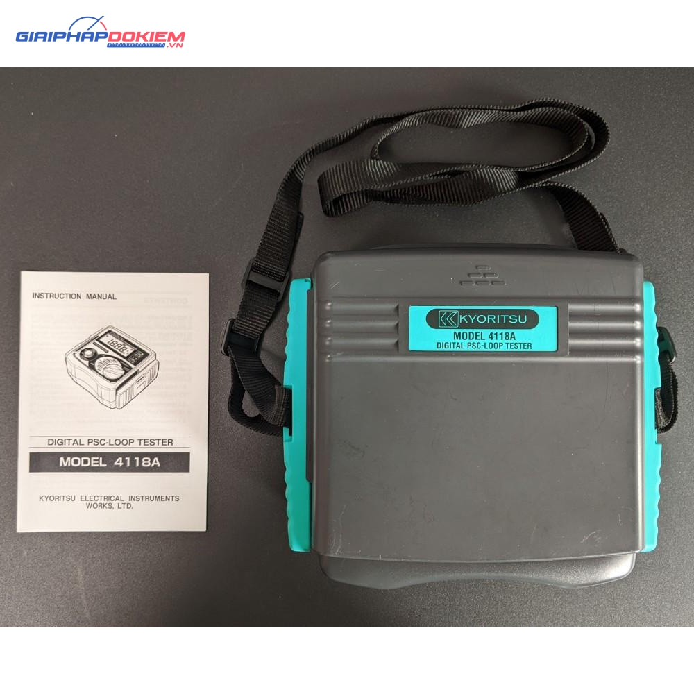 Thiết Bị Đo Trở Kháng Mạch Vòng Kyoritsu 4118A 4 Thiết Bị Đo Điện Trở Đất Kyoritsu 4106