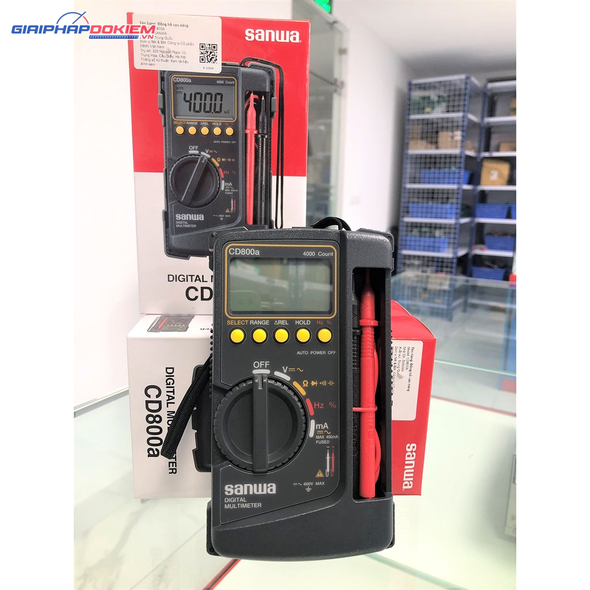 Đồng Hồ Đo Điện Đa Năng SANWA CD800A 4 Đồng Hồ Đo Điện Đa Năng SANWA CD800A