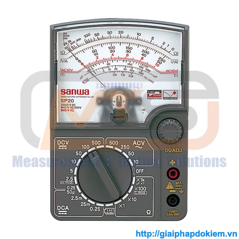 Đồng Hồ Đo Điện Đa Năng VOM SANWA SP20 3 Sanwa SP20