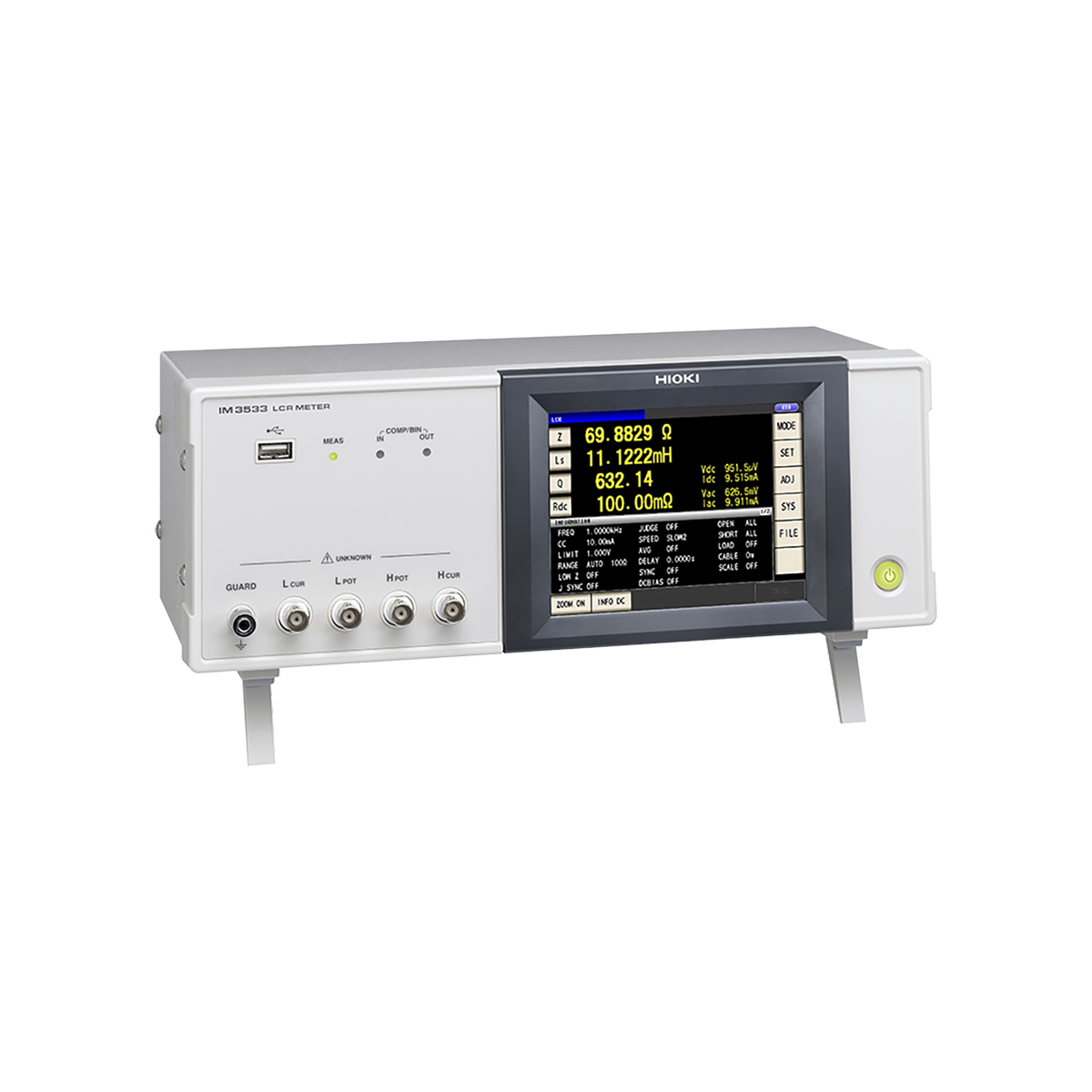 Thiết Bị Đo LCR Hioki IM3533 10 Khả năng làm việc nổi bật của thiết bị đo LCR Hioki IM3533