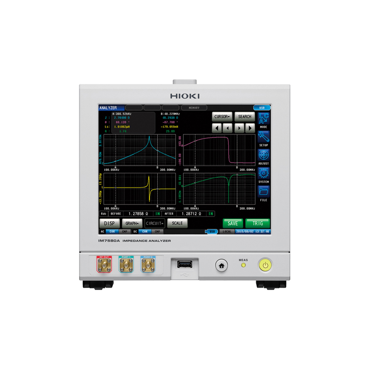 Thiết Bị Phân Tích Trở Kháng Hioki IM7580A 3 Thiết Bị Phân Tích Trở Kháng Hioki IM7580A