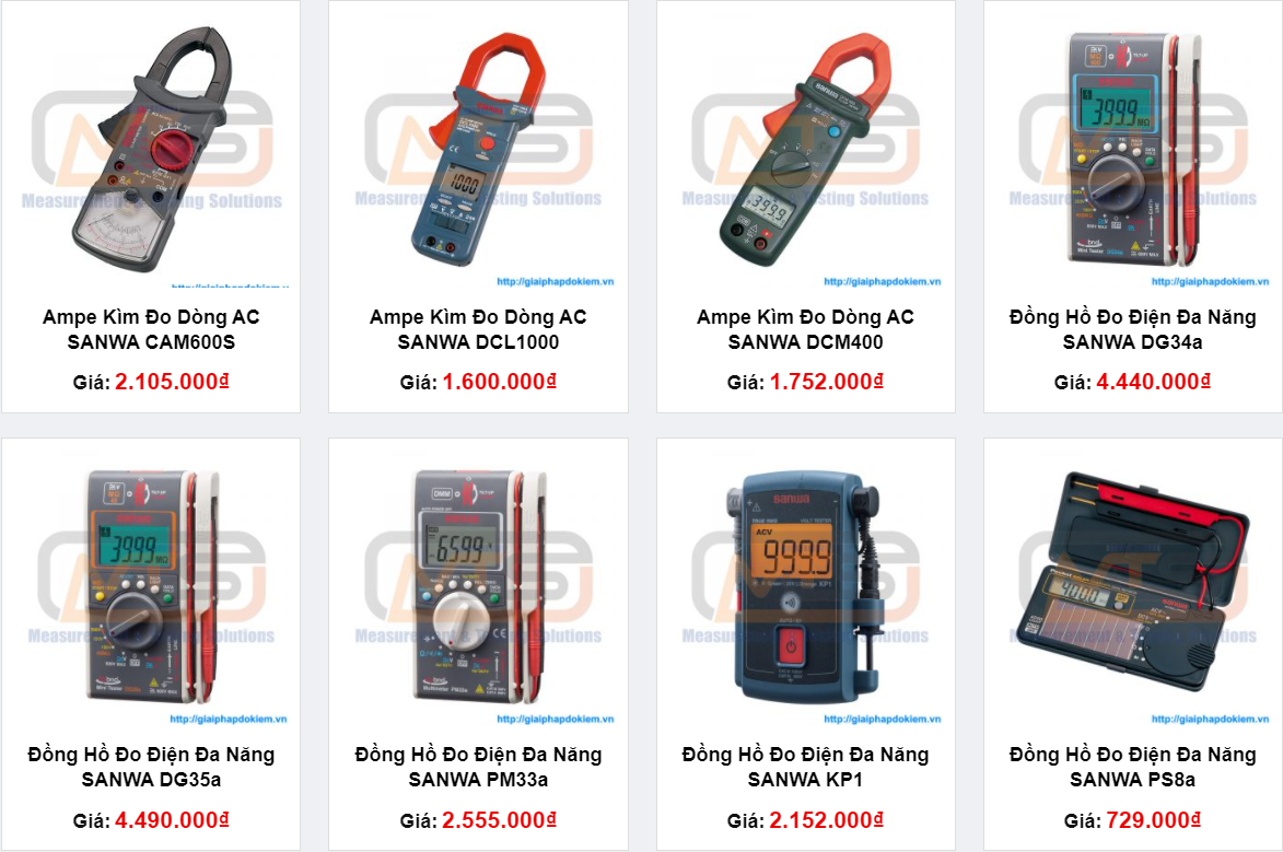 Bán thiết bị đo lường Sanwa chất lượng, giá tốt 2 Bán thiết bị đo lường Sanwa chất lượng, giá tốt