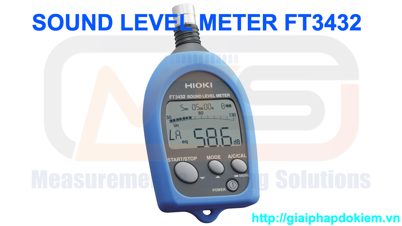 Video Thiết Bị Đo Ồn Hioki FT3432 1 Thiết Bị Đo Ồn Hioki FT3432