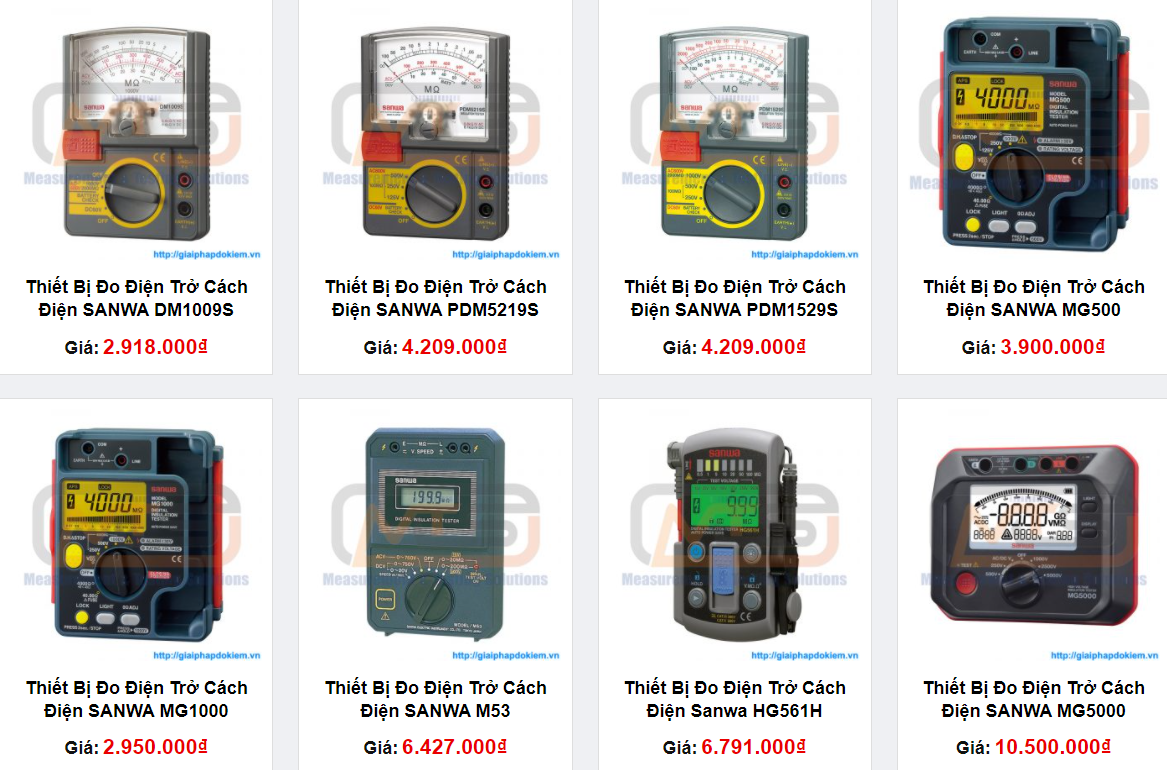 Mua thiết bị đo điện trở đất ở đâu chất lượng, giá tốt nhất? 6 may do dien tro dat