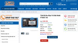 Địa chỉ bán thiết bị đo điện trở đất Hioki FT6031-03 nhập khẩu