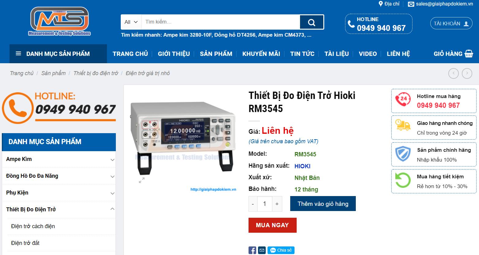 Đơn vị bán thiết bị đo điện trở Hioki RM3545 chính hãng, đổi trả Miễn Phí 13 Đơn vị bán thiết bị đo điện trở Hioki RM3545 chính hãng, đổi trả Miễn Phí