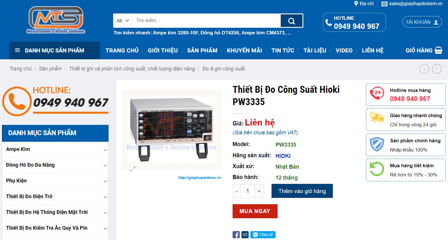 Địa chỉ bán thiết bị đo công suất Hioki PW3335 chính hãng 7 Hioki PW3335