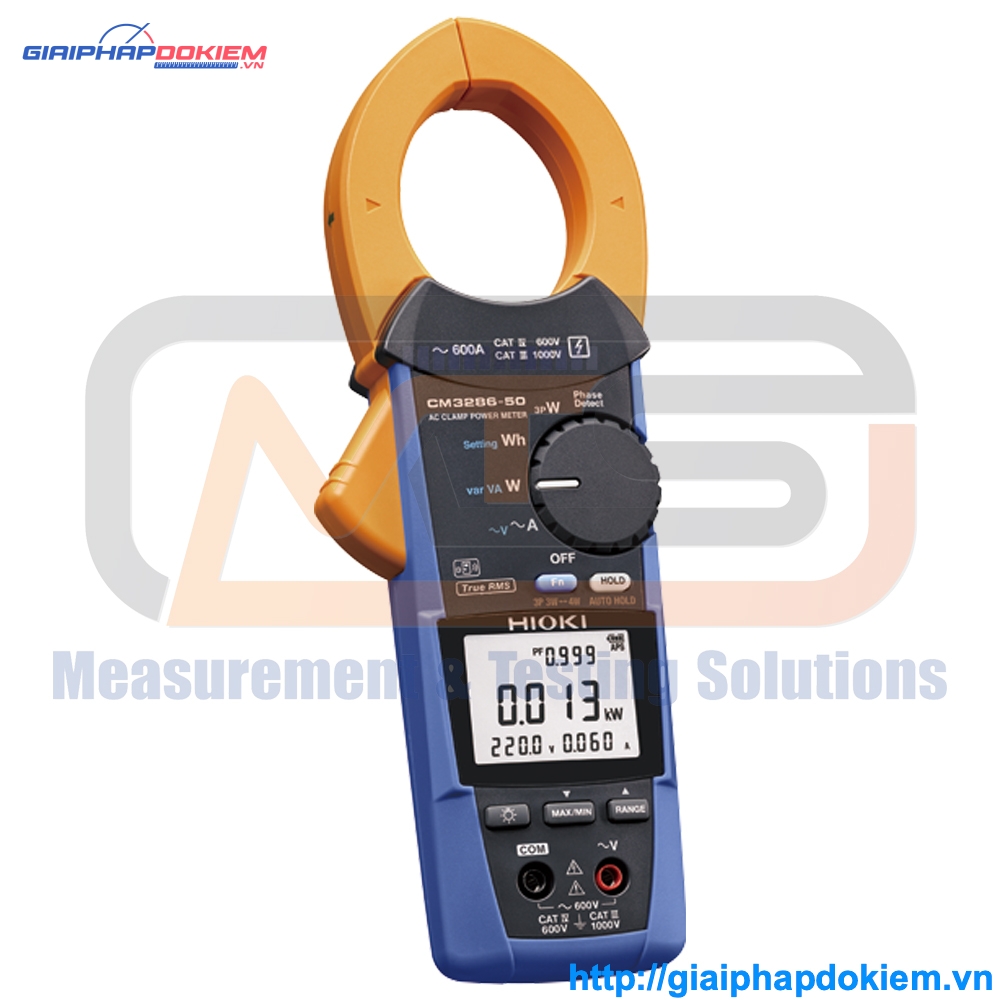 Ampe Kìm Đo Công Suất Hioki CM3286-50 6 Đầu Đo Điện Áp Cao DC Hioki P2000