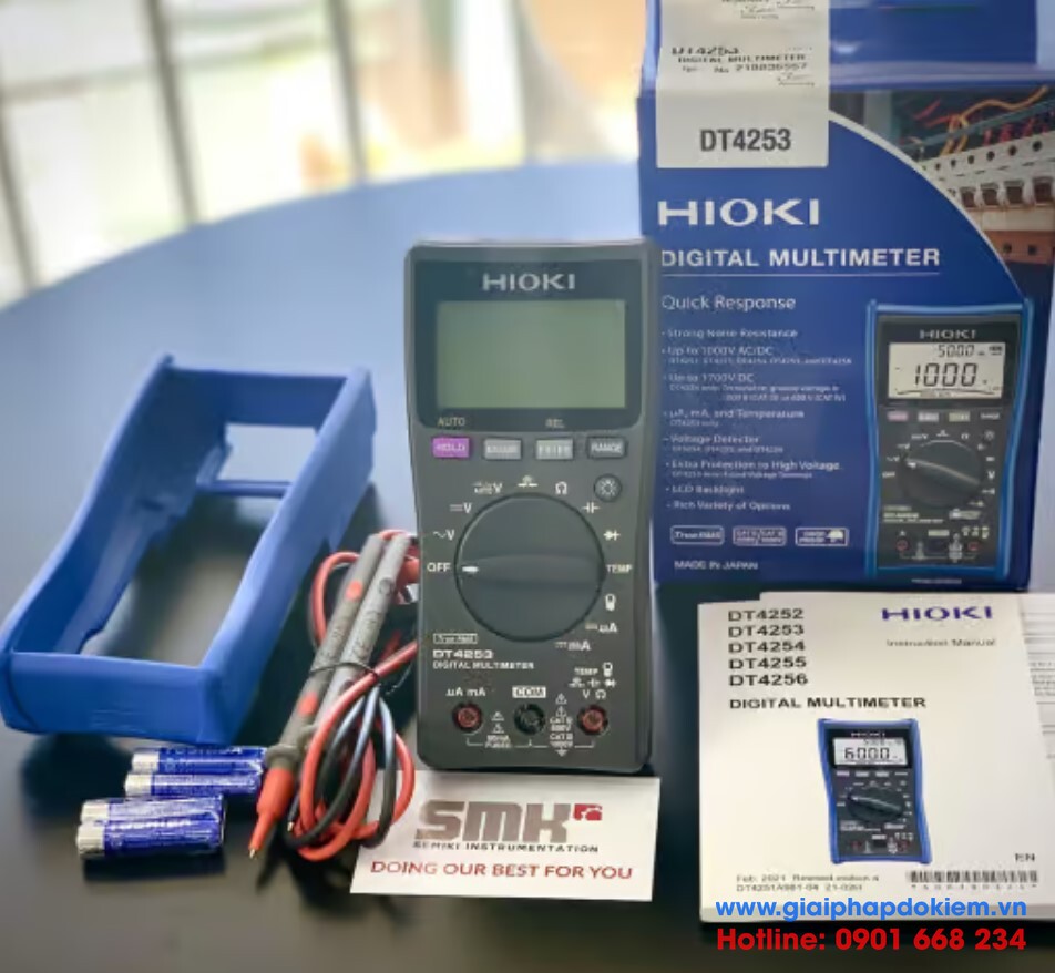 Điểm Danh TOP 10 đồng hồ vạn năng Hioki tốt nhất 31 Hioki DT4253
