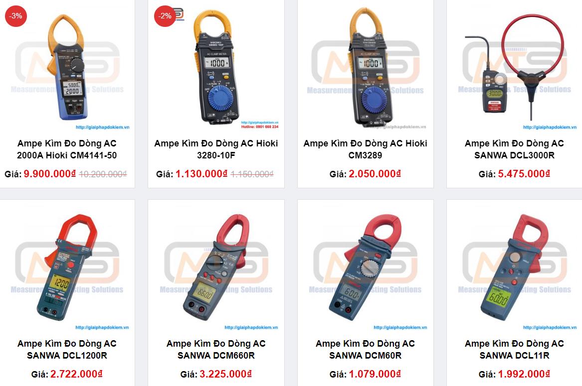 Ampe kìm là gì? Cấu tạo, nguyên lý hoạt động, ứng dụng của đồng hồ ampe kìm 9 ampe kim