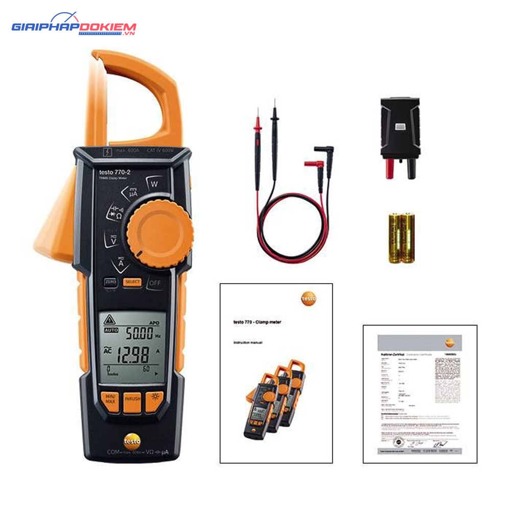 Kìm đo điện Testo 770-2 6 Kìm đo điện testo 770-2