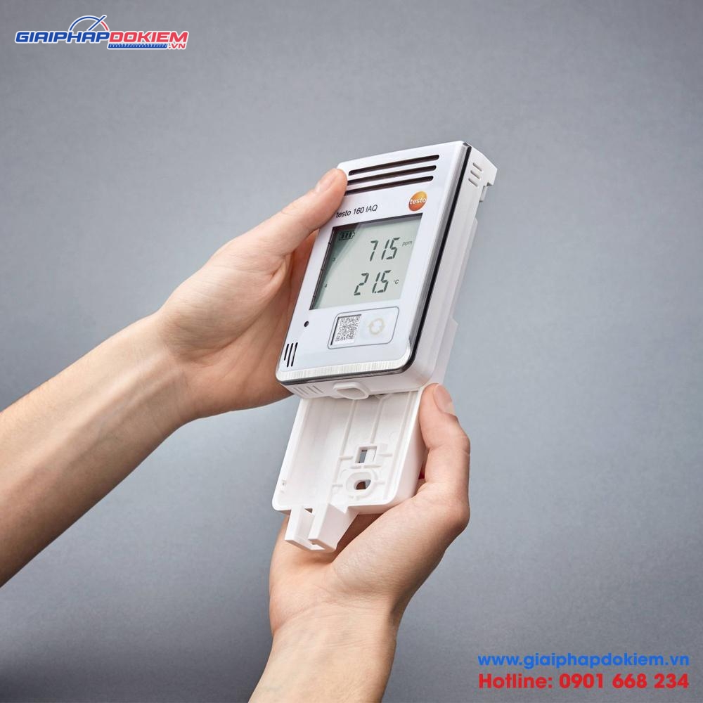 Máy đo ghi chất lượng không khí Testo 160 IAQ 8 Máy đo ghi chất lượng không khí - testo 160 IAQ