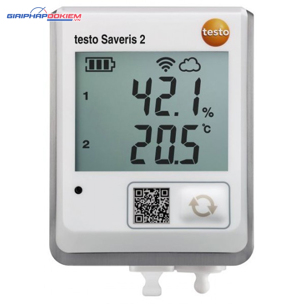 Máy đo ghi nhiệt độ/độ ẩm không dây testo Saveris 2 1 Máy đo ghi nhiệt độ/độ ẩm không dây testo Saveris 2
