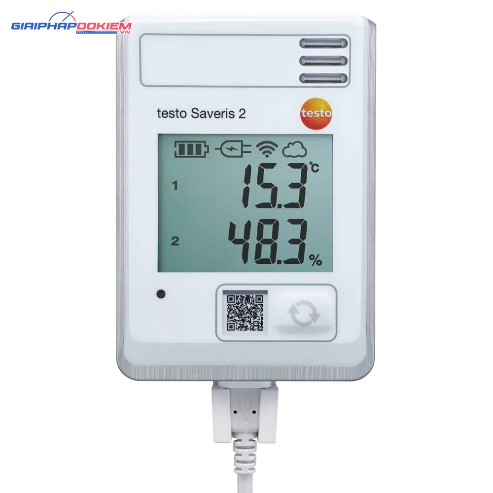 Máy đo ghi nhiệt độ, độ ẩm testo Saveris 2-H1 1 Máy đo ghi nhiệt độ, độ ẩm testo Saveris 2-H1