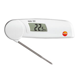 Máy đo nhiệt độ thực phẩm đầu gấp Testo 103 6 Máy đo nhiệt độ thực phẩm đầu gấp TESTO 103