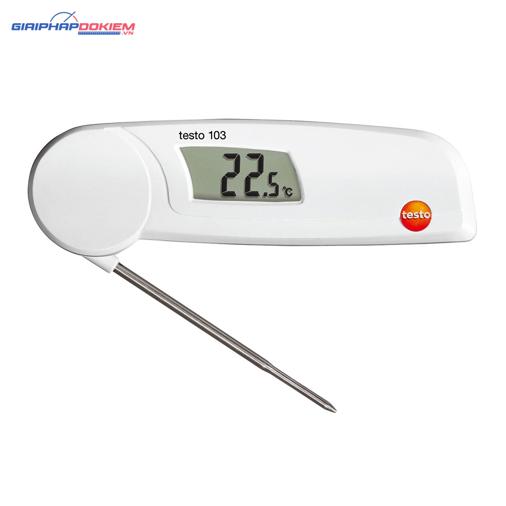 Máy đo nhiệt độ thực phẩm đầu gấp Testo 103 3 Máy đo nhiệt độ thực phẩm đầu gấp TESTO 103