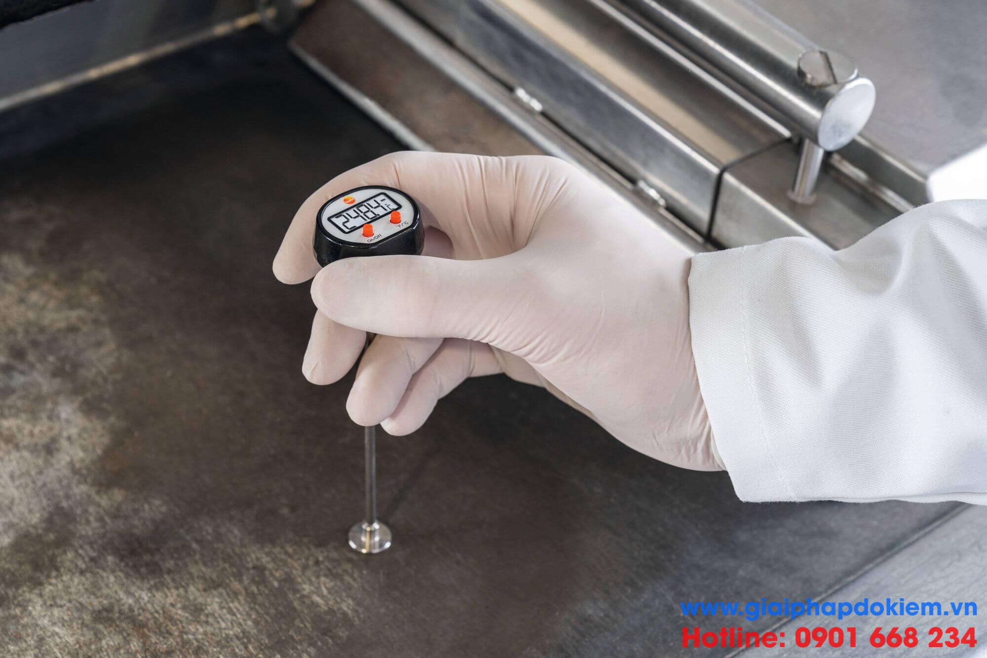 Nhiệt kế thực phẩm đo bề mặt mini Testo 0560 1109 6 Nhiệt kế thực phẩm đo bề mặt mini testo