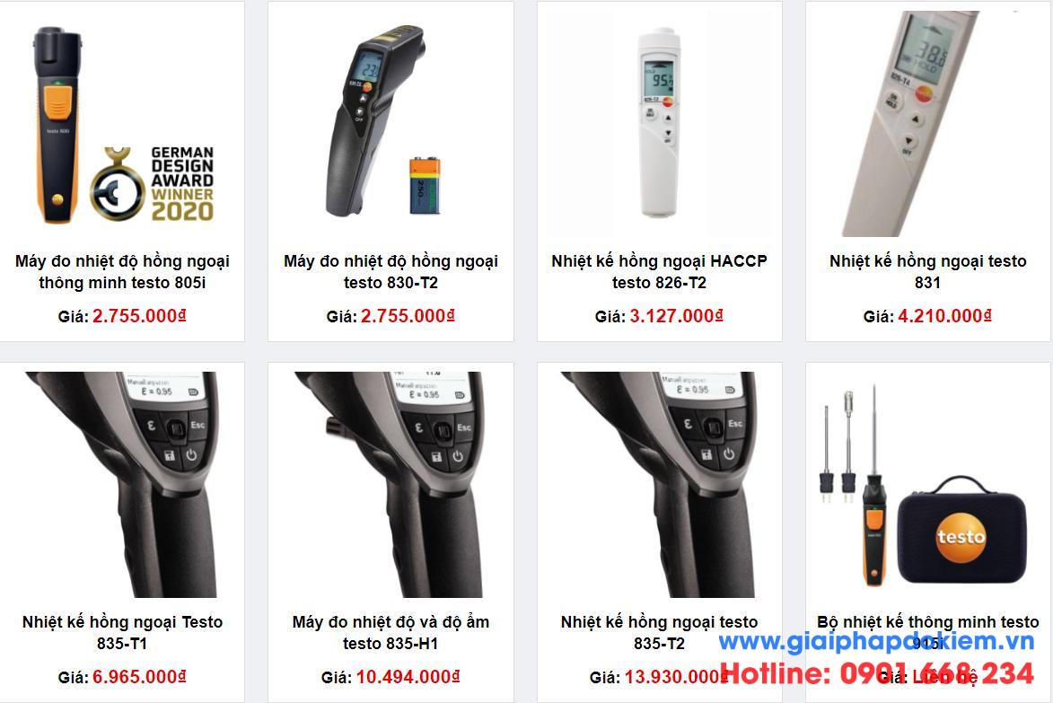 Sản phẩm của Testo tại Giải Pháp Đo Kiểm