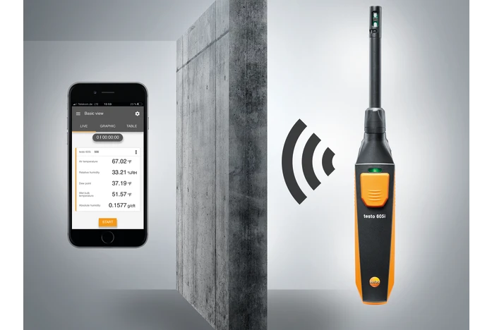 Máy đo nhiệt độ, độ ẩm thông minh Testo 605i 8 Máy đo nhiệt độ, độ ẩm thông minh Testo 605i - Ảnh 5
