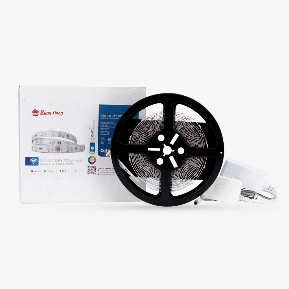 Bộ đèn LED dây Wifi Rạng Đông LD01.WF.RGBCW 1000/3W (12VDC)