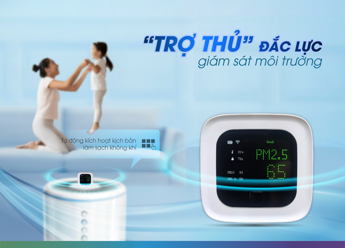 Cảm biến bụi mịn Rạng Đông CB05.PM2.5.BLE Cảm biến bụi mịn Rạng Đông CB05.PM2.5.BLE