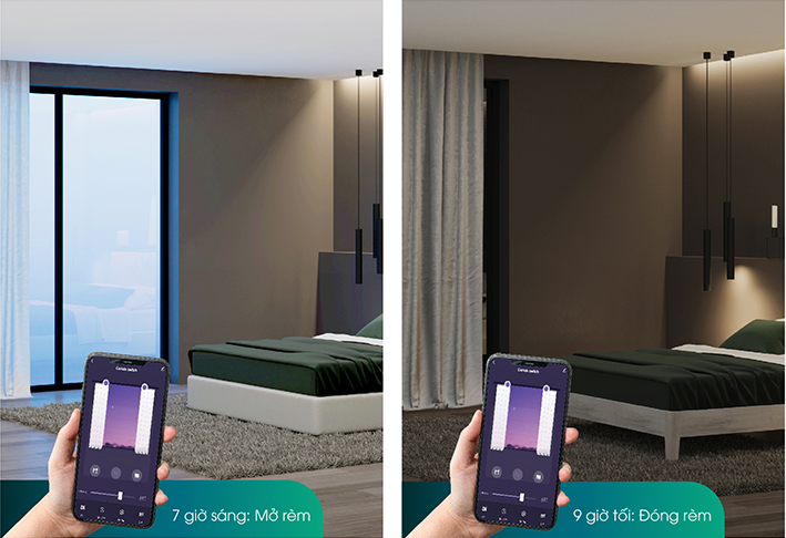 Công tắc cảm ứng thông minh điều khiển Rèm Rạng Đông RD-CT.03.WF.REM Công tắc cảm ứng thông minh điều khiển Rèm Rạng Đông RD-CT.03.WF.REM
