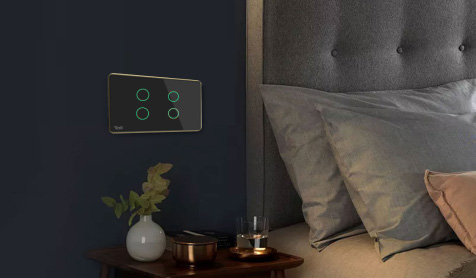 Công tắc thông minh Rạng Đông CTCU.BLE CN.04T Công tắc thông minh Rạng Đông CTCU.BLE CN.04T